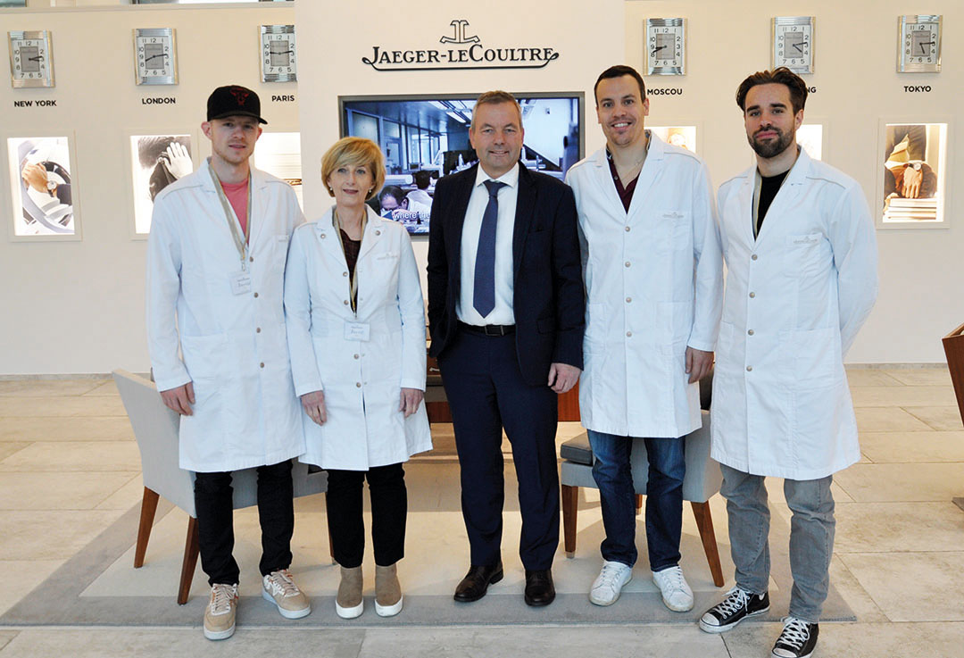 La Manufacture Jaeger LeCoultre re oit 3 membres de l quipe du