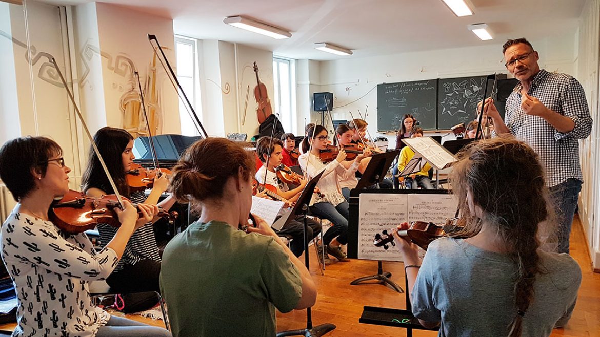 Des violonistes combiers en concert avec l’Orchestre de Chambre de Genève